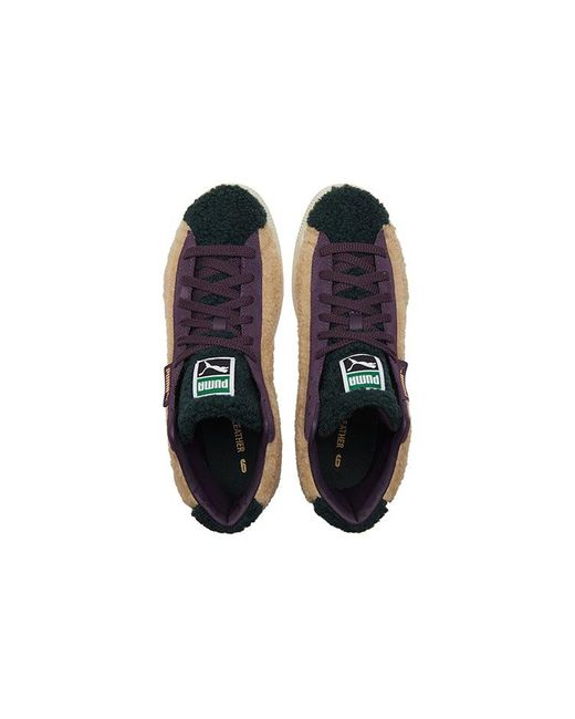 PUMA Blue Basket Mid Vintage 'Sherpa' for men