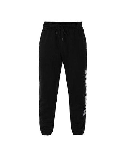 Nike Black Sportswear Jdi Slim Fit Fleece Reflective Sports Pants for men
