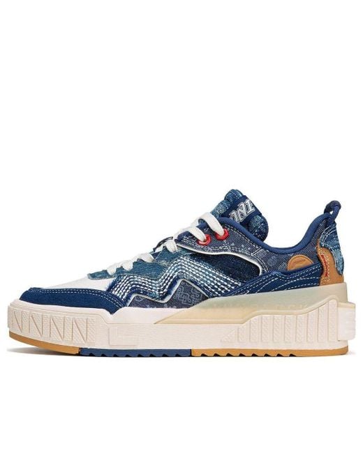 Li-ning Blue 001 Unblock Skate Shoes 'Jeans' for men