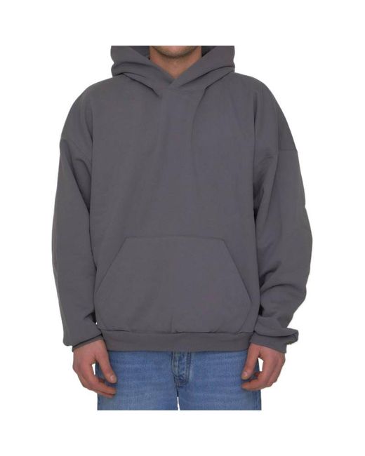 Balenciaga Gray Care Label Hoodie Middle Fit for men