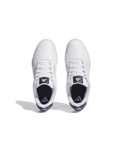Adidas White Retrocross Spikeless Golf Shoes Collegiate' for men