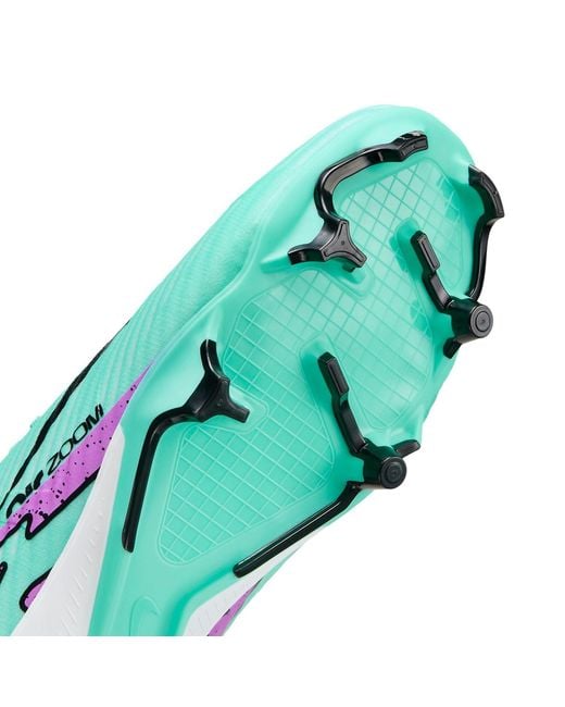 Nike Green Mercurial Superfly 9 Academy Multi-ground High-top Soccer Cleats for men