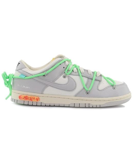 Nike Blue X Off- Dunk Low 'Lot 26 Of 50' for men