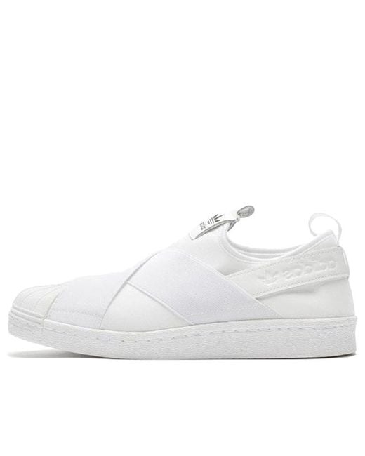 Adidas White (Wmns) Superstar Slip-On