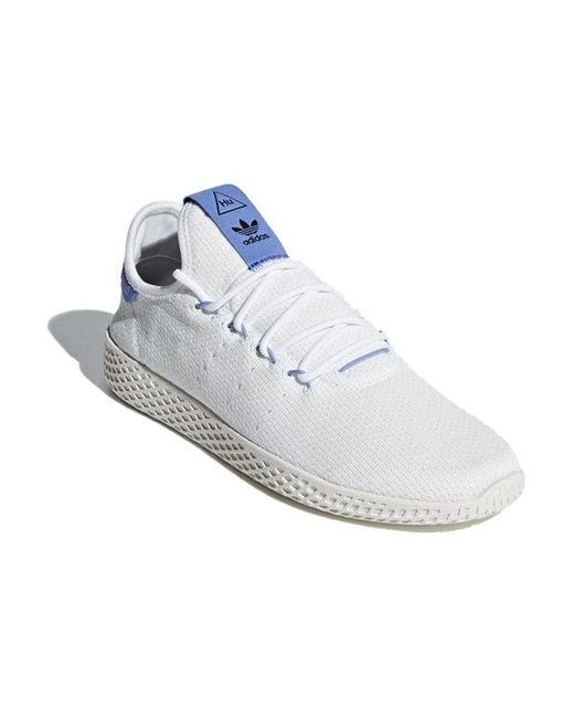 Adidas White X Pharrell Tennis Hu Lilac' for men