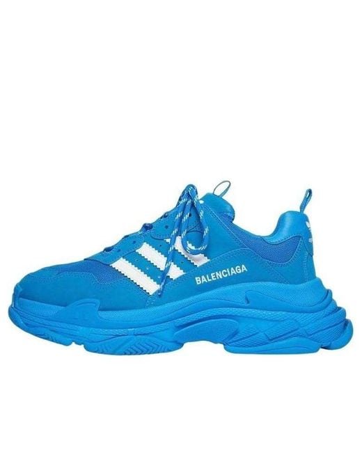 Balenciaga Blue / Adidas - Triple S Sneakers for men