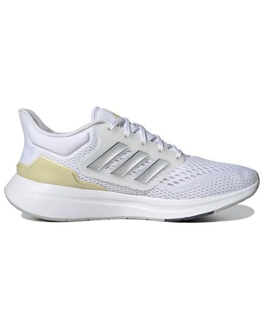 Adidas White (Wmns) Eq21 Run Sandy Metallic'