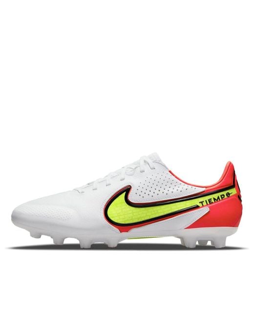 Nike White Tiempo Legend 9 Pro Hg for men