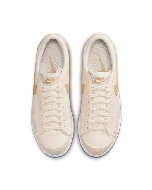 Nike White (Wmns) Blazer Low Platform 'Pale Ivory Saturn'