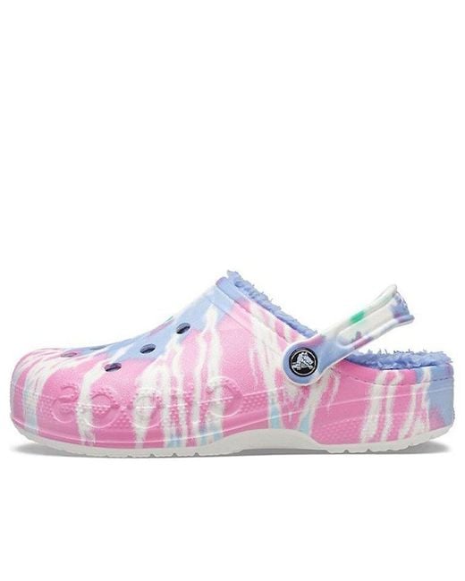 CROCSTM Purple Classic Clog Tie Dye Printing Slippers for men