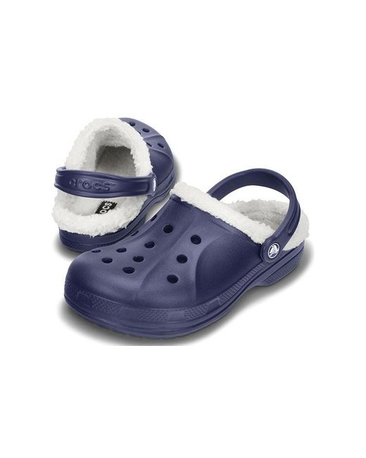 CROCSTM Blue Classic Clog Stay Warm Wear-Resistant Slippers for men