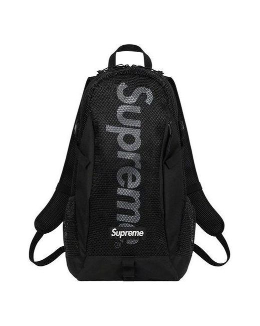 Supreme Black Backpack for men