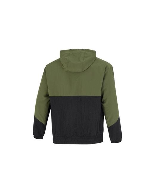 Adidas Green Utility Windbreaker Jacket for men