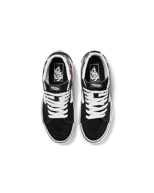 Vans Blue (Wmns) Sk8-Hi 'Iridescent Checkerboard'