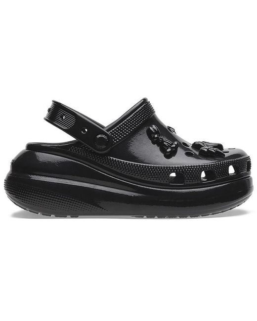 CROCSTM Black (Wmns) Crush High Shine Clogs