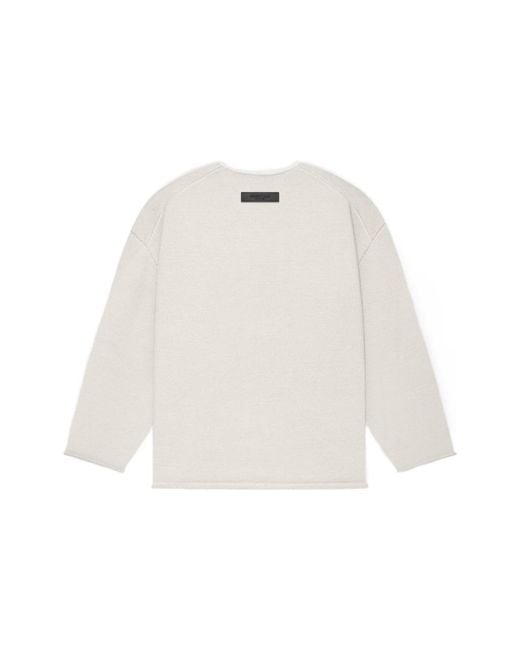 Fear Of God White Ss22 1977 Raw Edge Sweater 'Wheat' for men