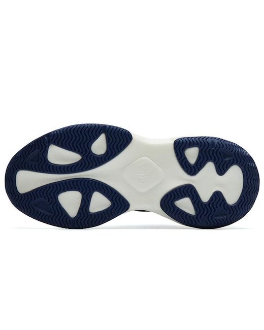 Fila Blue Fila Low Running Shoes for men