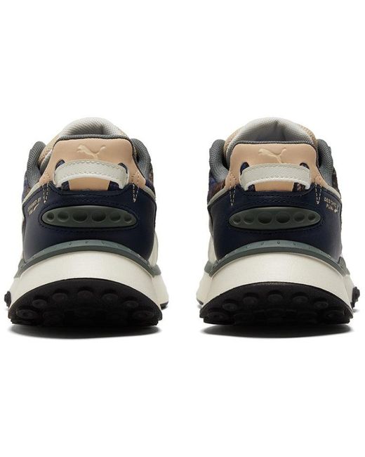 PUMA Blue Wild Rider Flannel Cream' for men