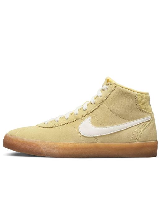 Nike Natural (Wmns) Bruin High Sb 'Lemon Wash Gum'