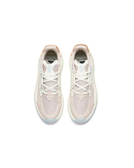 Anta White (Wmns) Life Series Sneakers 'Lotus'
