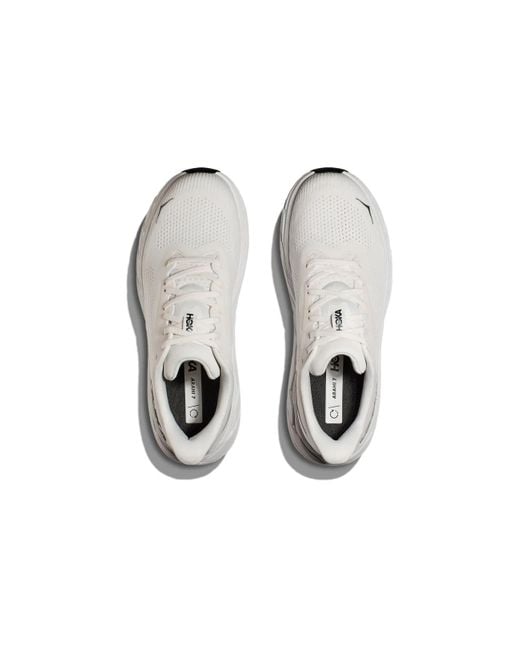 Hoka One One White Arahi 7 Running Shoe for men