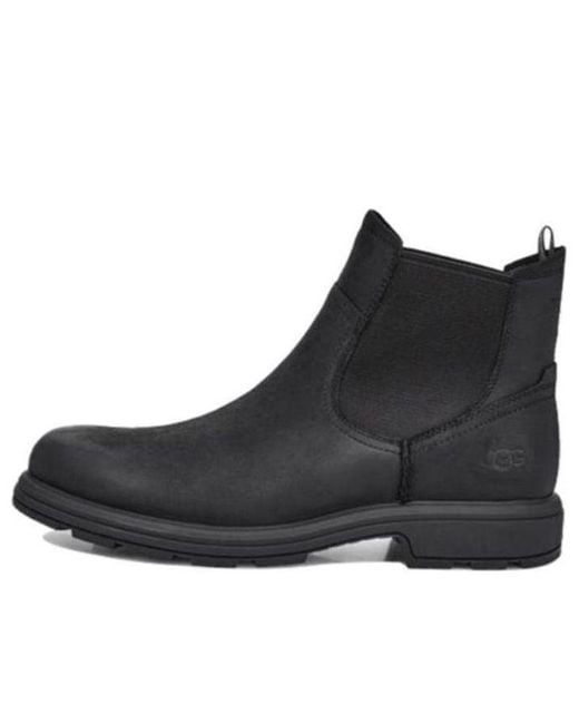 Ugg Black Biltmore Chelsea Short Boots Pure for men