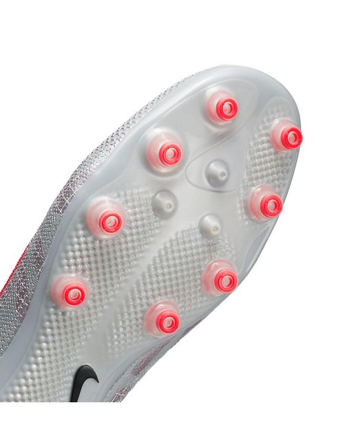 Nike Gray Phantom Vision 2 Elite Df Fg 'Metallic Crimson' for men