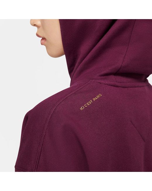Nike Purple (Wmns) X Psg Fleece Hoodie