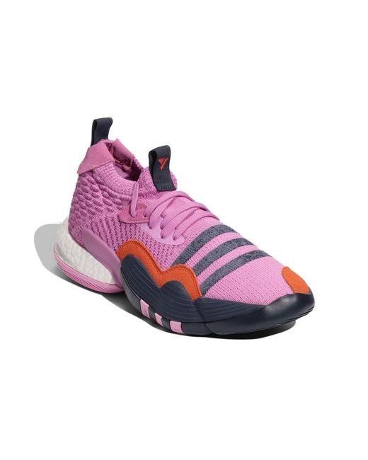 Adidas Purple Trae Young 2.0 Basketball Shoes 'Pulse Lilac' for men