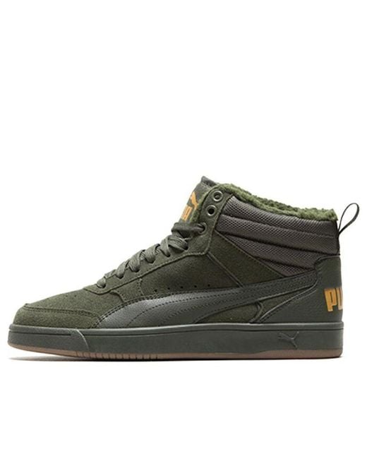 PUMA Green Rebound Street High Board Shoes for men