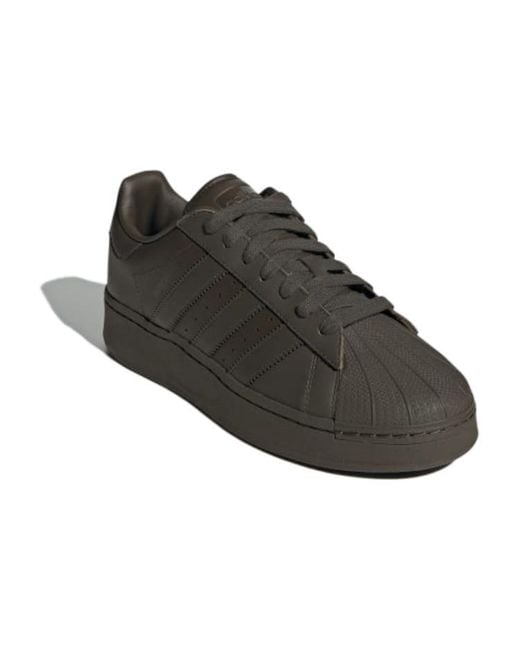 Adidas Brown Originals Superstar Xlg 'Shadow' for men