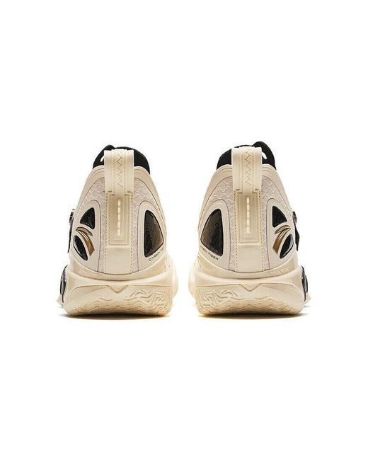 Anta White Shock Wave 5 V2 'Fossil' for men
