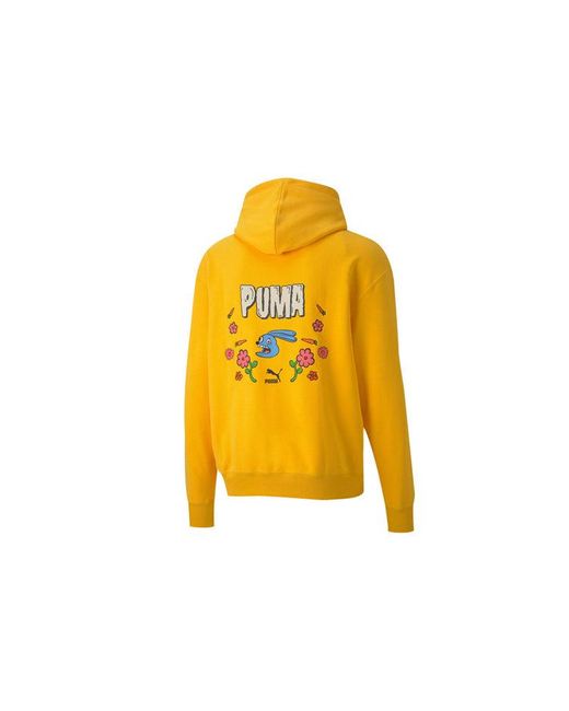 PUMA Yellow X Randomevent Crossover Casual Sports Knit Couple Style for men