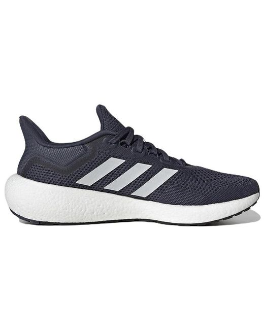 Adidas Blue Pureboost 22 Shoes 'Shadow' for men