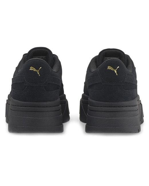 PUMA Black (Wmns) Mayze Stack Suede
