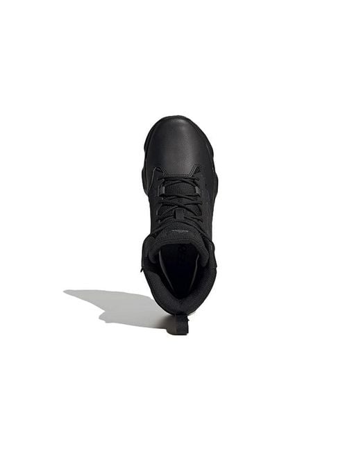Adidas Black Terrex Unity Leather Mid Cold.Rdy 'Triple' for men