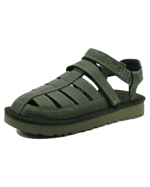Ugg Green Dune Fisherman Cowhide Sandals for men