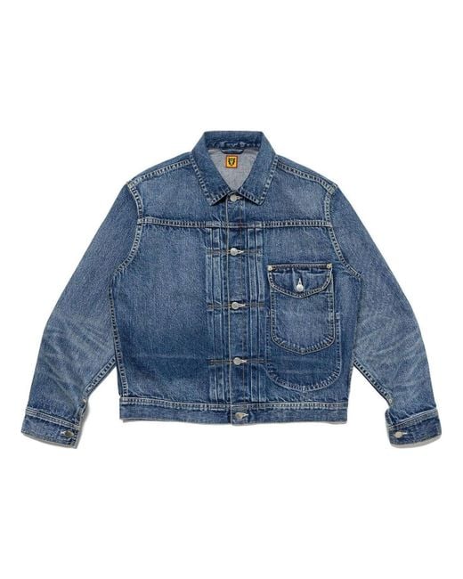 Human Made Denim Work Jacket in Blue for Men | Lyst UK