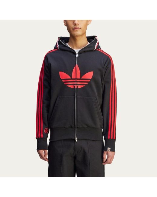 Adidas Black X Bape Sstr Pack Jacket for men