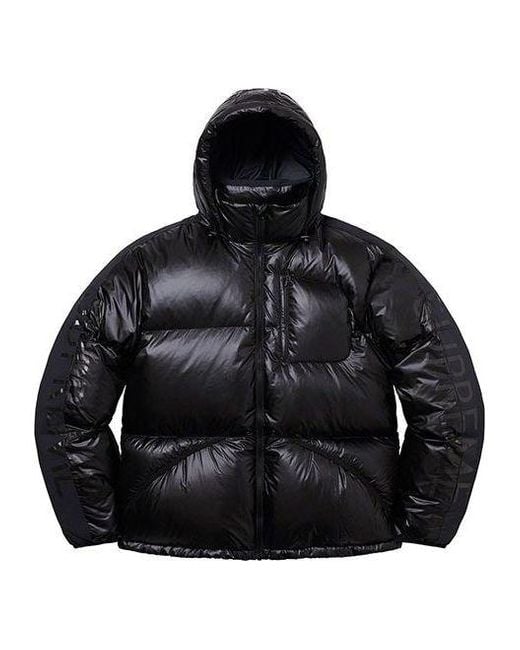 Supreme Black Featherweight Down Jacket for men