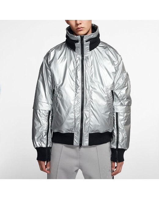 Nike Gray 23 Engineered Ma-1 Jacket for men