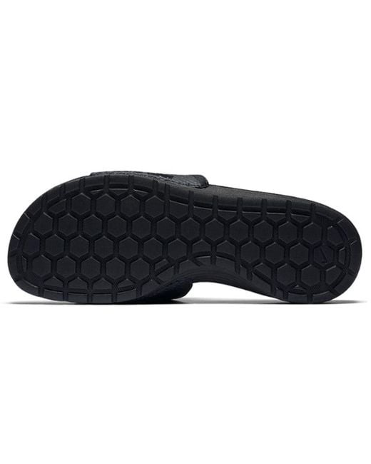 Nike Blue Solarsoft Comfort Slide Slippers for men