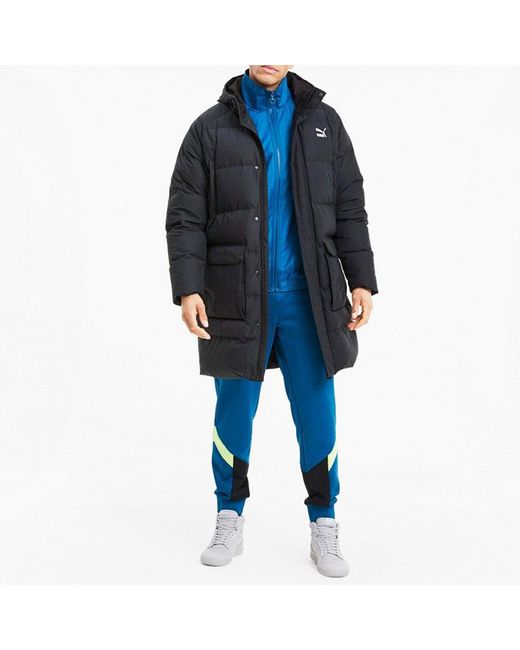 PUMA Black Classics Long Down Jacket for men