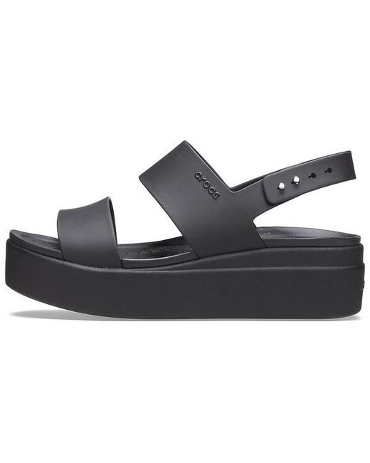 CROCSTM Blue (Wmns) Brooklyn Thick Sole Casual Sandals