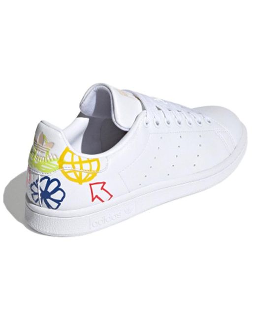 Adidas White (Wmns) Stan Smith 'Doodle'