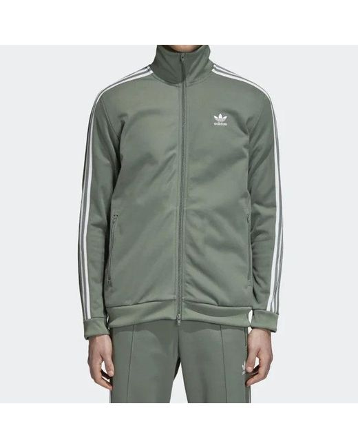 Adidas Green Originals Beckenbauer Track Top Trase for men