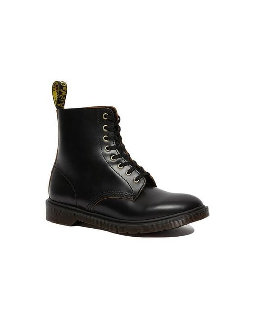 Dr. Martens Black 1460 Vintage Smooth Leather Lace Up Boots for men
