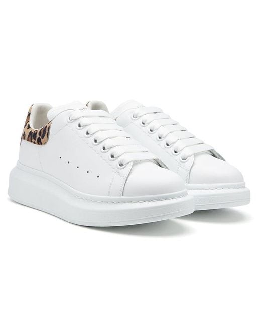 McQueen White (Wmns) Oversized Sneaker Leopard Suede'