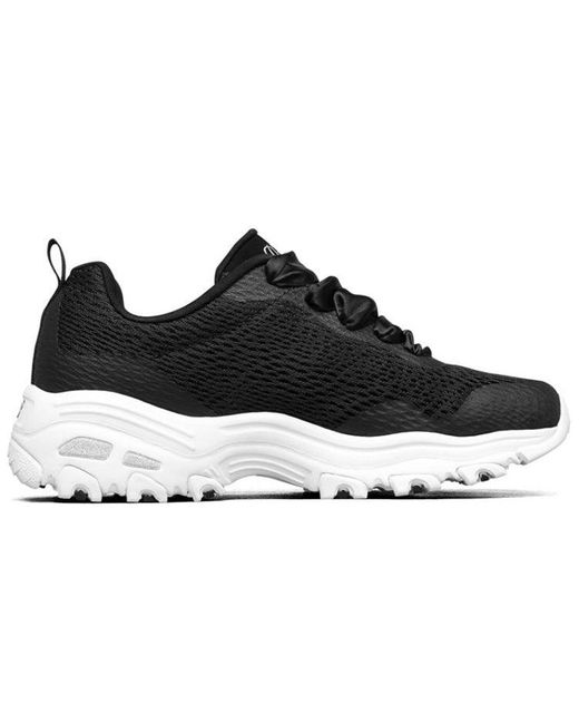 Skechers Black (Wmns) D'Lites 1.0 Gs