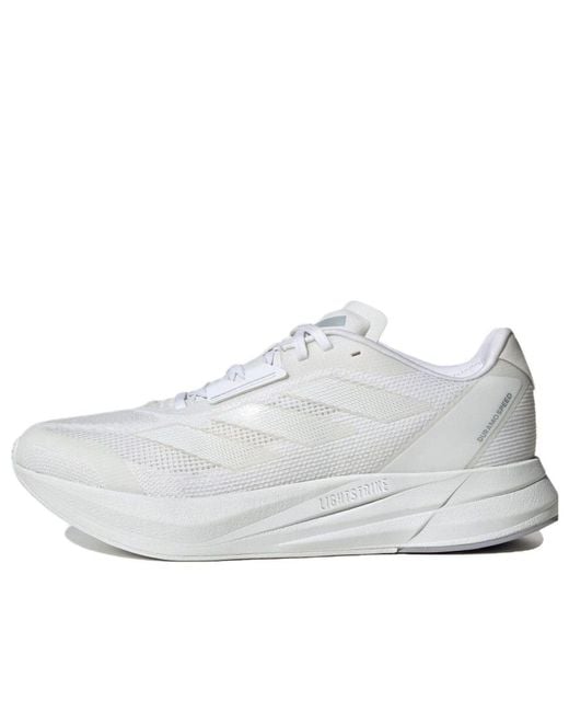 Adidas White Duramo Speed for men